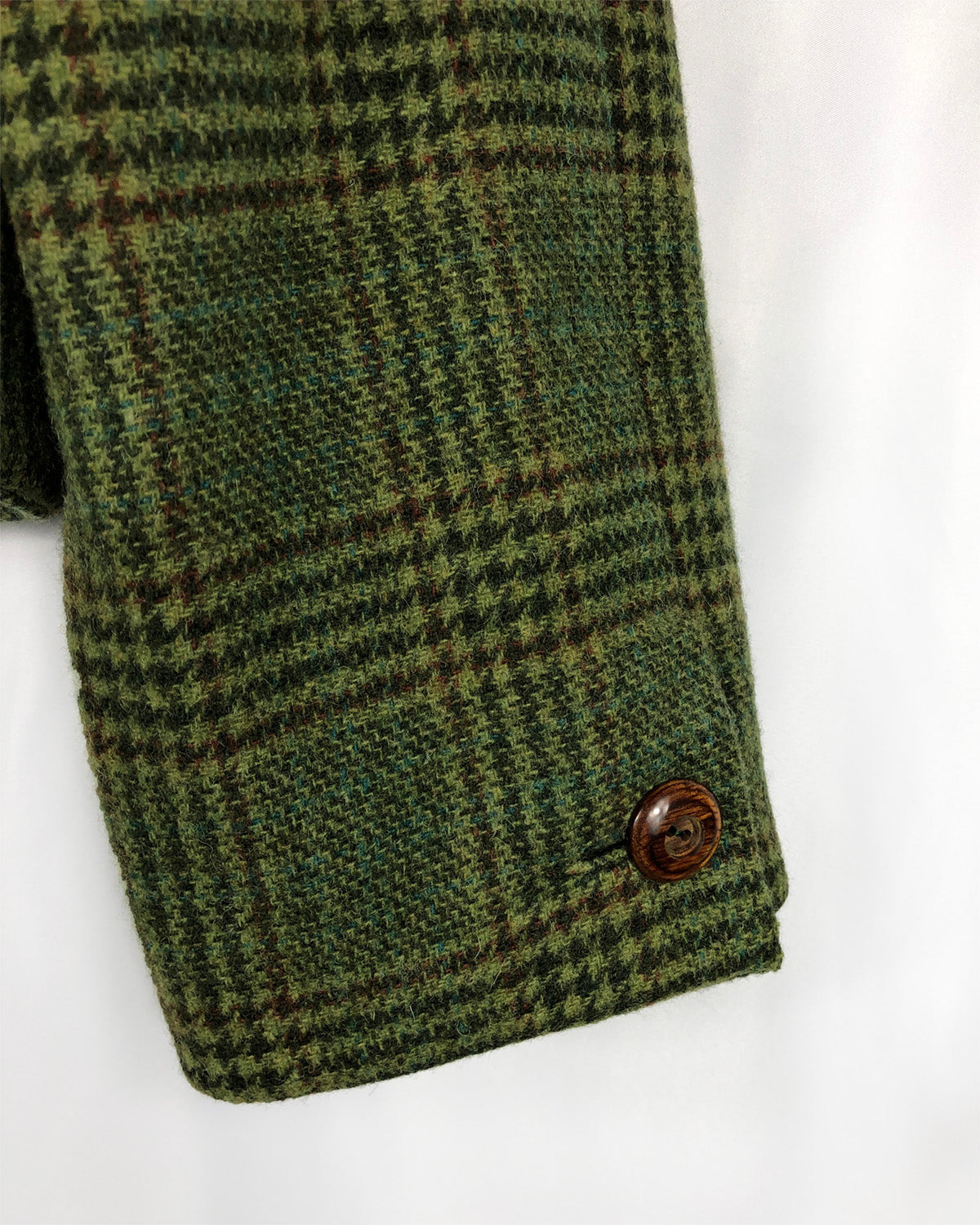 Cozy Plaid Cropped Jacket