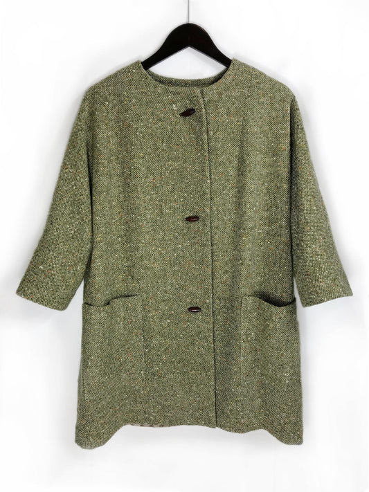Wool Coat with Little Tanks
